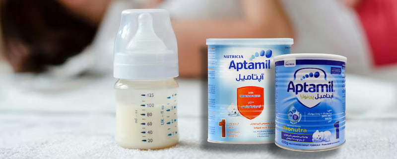 تصویر 1 از شیر خشک آپتامیل با ترکیبات منتخب برای حمایت از رشد طبیعی